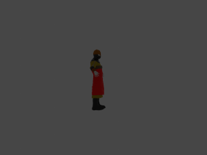 medieval turkish soldier 3D Model