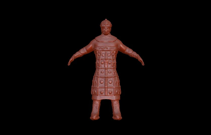 medieval turkish soldier 3D Model .c4d .max .obj .3ds .fbx .stl .blend 