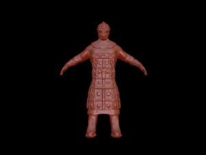 medieval turkish soldier 3D Модель