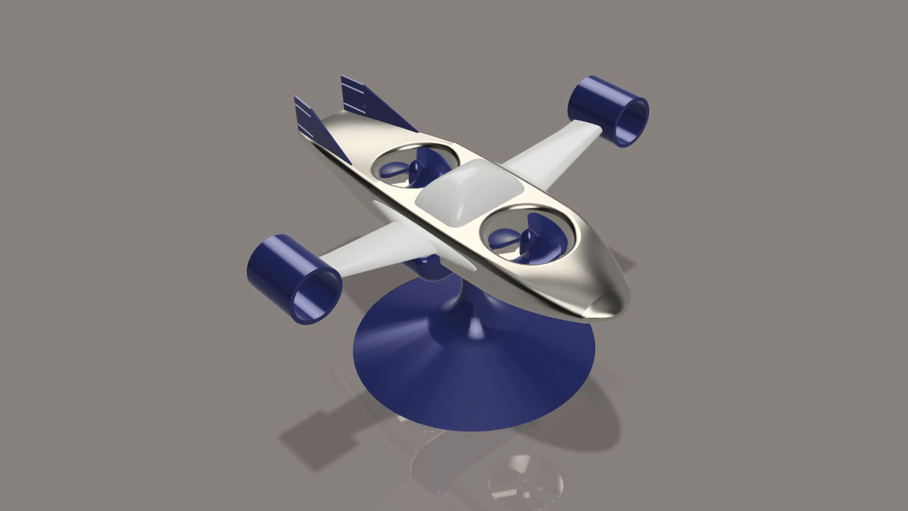 underwater drone 3D Model .c4d .max .obj .3ds .fbx .stl .blend 