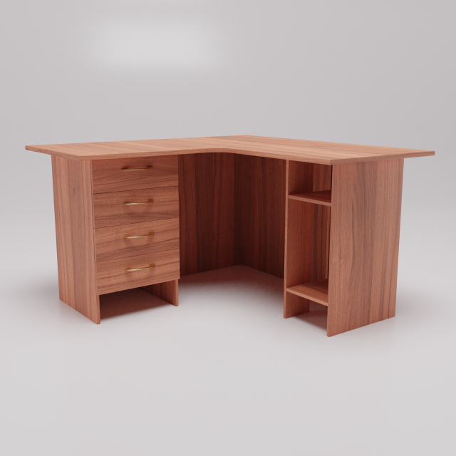 office table 3D Model .c4d .max .obj .3ds .fbx .stl .blend 