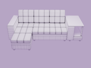 volberg hoff sofa Modello 3D