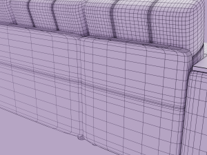 volberg hoff sofa Modello 3D