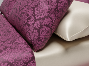 bed elisa lilac Modèle 3D
