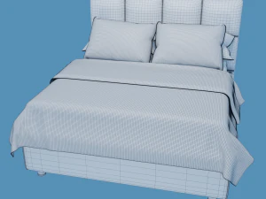 bed elisa lilac 3D Model