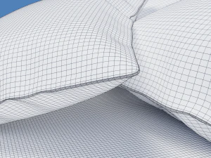 elisa blue bed 3D Model