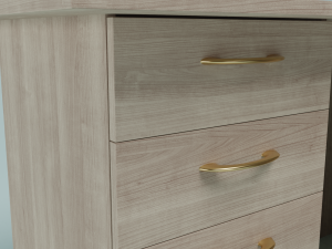office table white 3D Modell