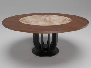 solo dining table Modello 3D