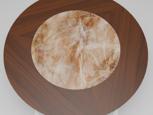 solo dining table 3D 模型