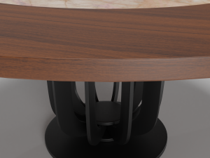 solo dining table 3D 模型