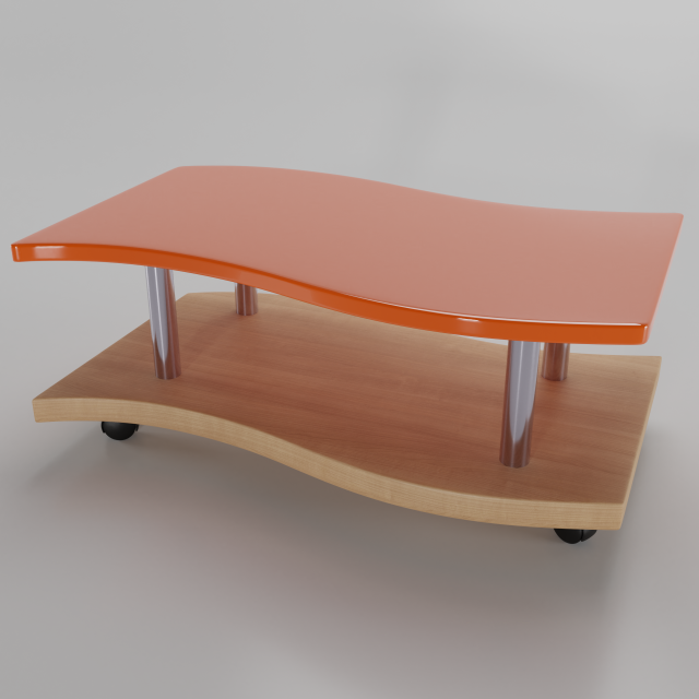 modern coffee table Model 3D .c4d .max .obj .3ds .fbx .stl .blend 