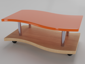 modern coffee table Modello 3D