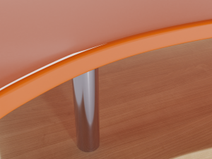 modern coffee table Model 3D