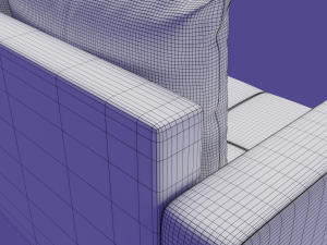 sofa marseille 3D मॉडल