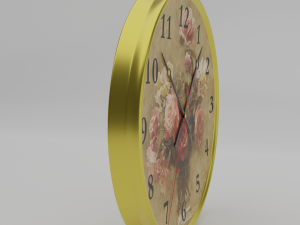 wall clock Model 3D