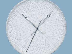 wall clock Model 3D