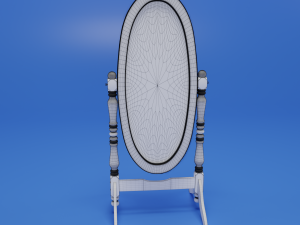 floor mirror juliet Model 3D
