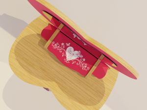 dressing table for girls princess 3D Модель
