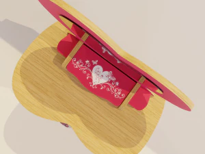 dressing table for girls princess 3D Model