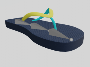 slippers 3D मॉडल