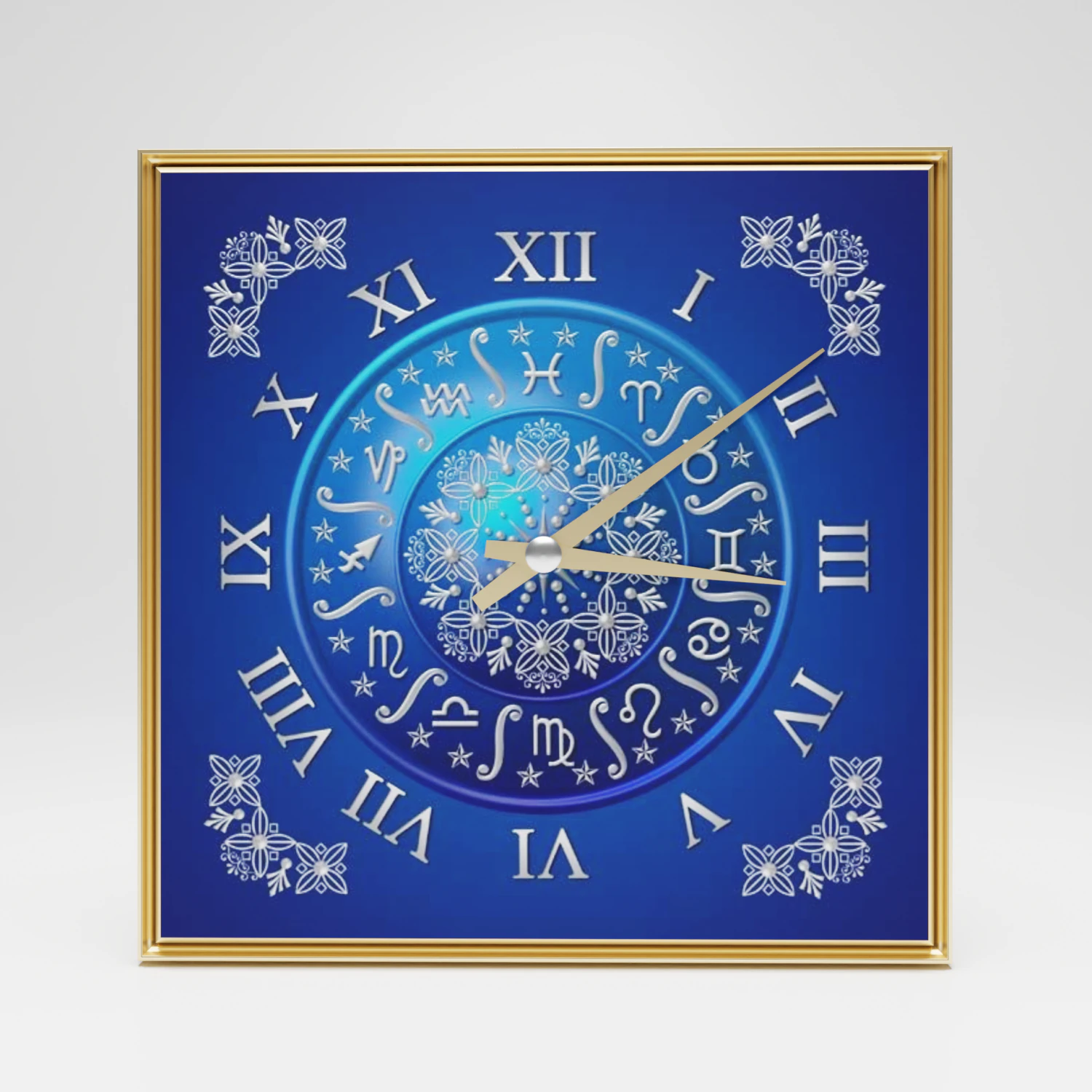 wall clock horoscope 3D Model .c4d .max .obj .3ds .fbx .stl .blend 
