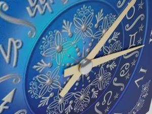 wall clock horoscope 3D Modell