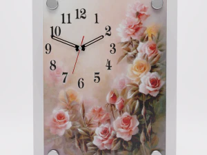 wall clock rose garden 3D Model