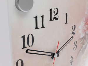 wall clock rose garden 3D Model