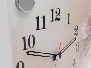 wall clock rose garden 3D Model