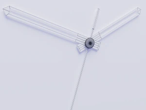 wall clock rose garden 3D Model