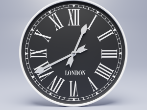 wall clock london 3D Model