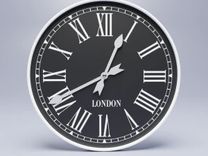 duvar saati londra 3D Model