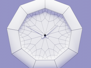 wall clock bon appetit Modèle 3D