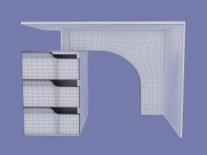 writing desk alex Modelo 3D