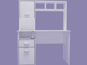 writing desk image 3D Модель