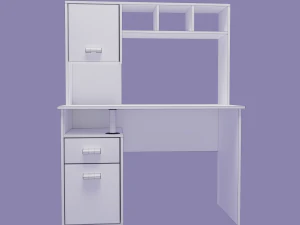 writing desk image 3D Model