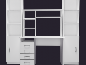 writing desk york Model 3D