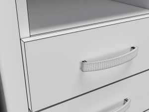 writing desk york Model 3D