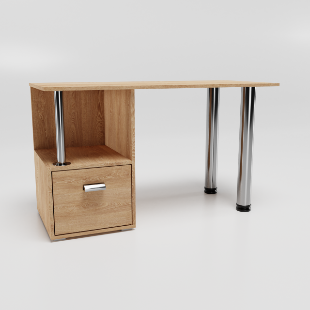 writing desk koln 3Dモデル .c4d .max .obj .3ds .fbx .stl .blend 