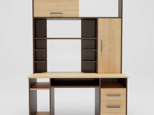 コンピューターテーブルレオン 3Dモデル