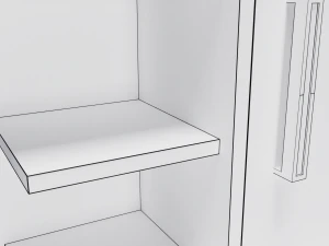 computer table leon 3D Model