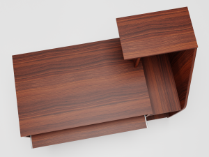 computer table milan Modello 3D