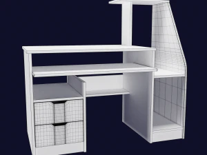 computer table milan 3D Model