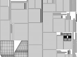 computer table milan 3D Model