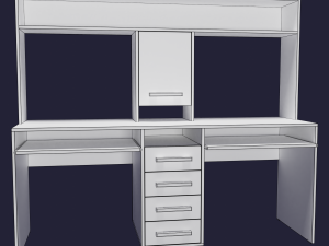 computer table austin Model 3D