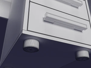 computer table austin 3D Model