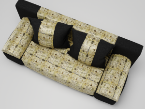 sofa madrid Model 3D