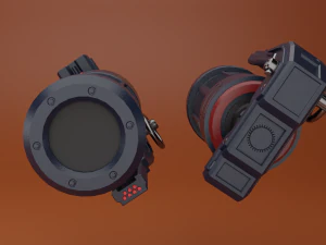 sci fi grenade 3D Model