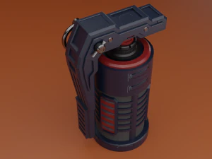 sci fi grenade 3D Model