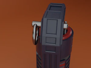 sci fi grenade 3D Model